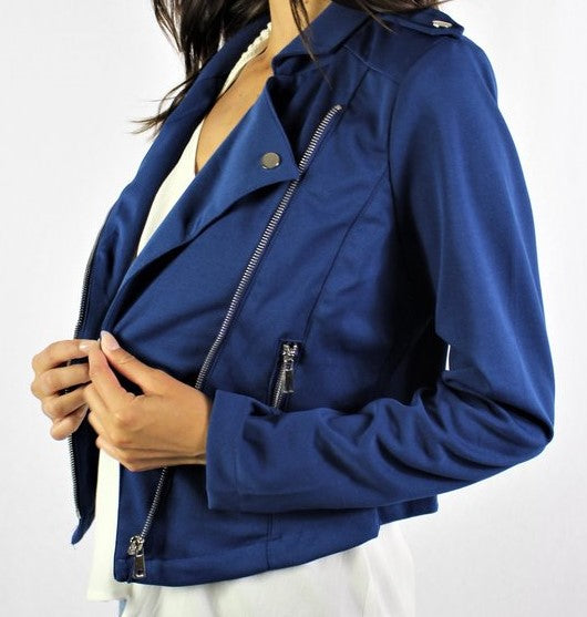 Drape Front Jacket - Lookeble