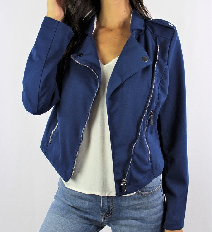 Drape Front Jacket - Lookeble