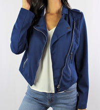 Drape Front Jacket - Lookeble